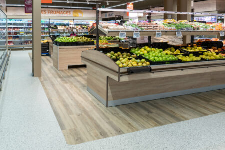 dalle pvc clipsable super marché
