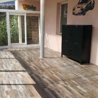 sol PVC clipsable véranda